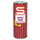 Bild von S-BUDGET Energy Drink Verschiedene Sorten, und jetzt NEU: Kirsche/Banane INTERSPAR 0.25 Liter 1 Dose