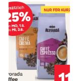 Alvorada Kaffee versch. Sorten MPREIS 1 Kilogramm 1 Packung