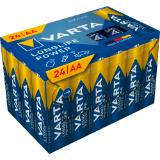 Varta Batterie Longlife Power AAA LR3 od. AA LR6, Preisangabe ohne MwSt. (Preis inkl. MwSt. 7,91 €), METRO 24 Stück