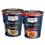 Italiamo Mediterranes Risotto im Becher mit Pilzen oder Tomate Lidl 65 Gramm 1 Becher