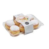 Interspar Backstube Mini-Krapfen Marille oder Mini-Krapfen Vanille 6er INTERSPAR 240 Gramm 1 Packung