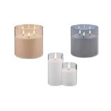 Livarno Home LED-Echtwachskerze im Glas Lidl 1 Stück