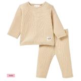 Promotion Bild von Newborn Langarmshirt + Leggings Ergee, hellbraun KiK 2 Stück 1 Set