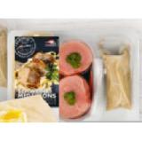 Marcher Medaillons mit Bandnudeln in Pilzrahmsauce BILLA PLUS 500 Gramm 1 Packung