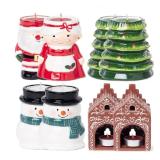 Home Creation Teelichthalter inkl. 2 Duft-Teelichter HOFER 1 Set