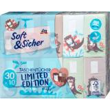Bild von Soft & Sicher Taschentücher 4-lagig, div. Designs dm 30 Stück