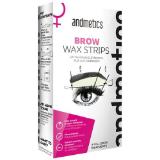 Andmetics Enthaarungsstreifen Augenbrauen BIPA 4 Stück 1 Packung