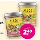 Allos Veganer Bio-Brotaufstrich „Streichgenuss“ verschiedene Sorten Denns BioMarkt 175 Gramm 1 Glas