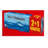 Vier Diamanten Thunfisch natur oder in Öl INTERSPAR 585 Gramm 1 Packung