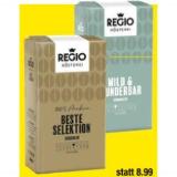 Regio Beste Selektion Bohne oder gemahlen oder Mild und Wunderbar Maximarkt 500 Gramm 1 Packung