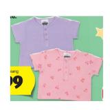 LILY & DAN Baby-Musselin Hemd, Doppelpkg. HOFER 1 Packung
