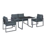 Beldano Loungegarnitur „Prag“ 2492002301 Möbelix 4 Stück