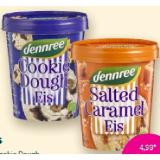 Dennree Bio-Eis Cookie Dough oder Salted Caramel Denns BioMarkt 500 Milliliter 1 Packung