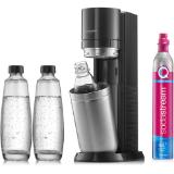 Promotion Bild von Sodastream Wassersprudler DUO Promopack titan, 2 Glaskaraffen + 1 Kunststoff-Flasche + CO2-Zylinder RED ZAC 1 Set