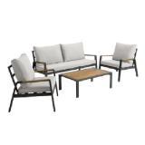 Bild von Dehner Lounge Milo, 4-teilig Dehner 1 Set
