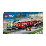 Spielzeug 60423 Straßenbahn mit Haltestelle Maximarkt