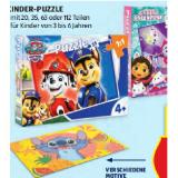 Kinder-Puzzle versch. Motive HOFER 1 Packung
