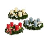 Adventkranz “Premium” Verschiedene Farben und Dekorationen Lidl 1 Stück