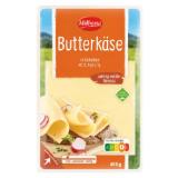 Milbona Butterkäse in Scheiben Lidl APP Preis 400 Gramm 1 Packung