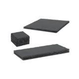 Silvercrest Schiefer-Servierplatten oder Untersetzer div. Sorten Lidl 1 Set