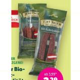 Juffinger Bio-Metzgerei Tiroler Bio-Wurstspezialitäten verschiedenen Sorten Denns BioMarkt 1 Packung