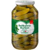 Efko Delikatess Gurken 6-9 cm, Preisangabe ohne MwSt. (Preis inkl. MwSt. 11,10 €), METRO 4 Kilogramm 1 Glas