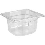 Metro Professional GN Behälter Polycarbonat GN 1/6, 100 mm, Preisangabe ohne MwSt. (Preis inkl. MwSt. 3,59 €), METRO 1 Stück