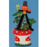 Silvester Glücksbringer Oxalis im Keramiktopf Glückspilz HOFER 1 Stück