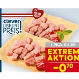 Clever Gulaschfleisch vom Schwein BILLA PLUS 500 Gramm 1 Packung