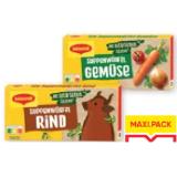 Maggi Rindfleisch, Hühner oder Gemüse Suppenwürfel Maximarkt 120 Gramm 1 Packung