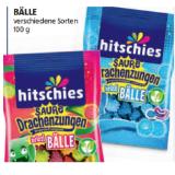 hitschies Saure Drachen-Zungen Brizzl Bälle verschiedene Sorten HOFER 100 Gramm 1 Packung