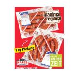 Maier Kilometerwurst oder Käse Kilometerwurst Maximarkt 1 Kilogramm