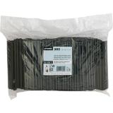 STARPAK Trinkhalme Mehrweg Schwarz 15 cm, Preisangabe ohne MwSt. (Preis inkl. MwSt. 9,59 €), METRO 500 Stück