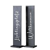 Dekoaufstseller „Cartello“ 2 versch. Designs 301244 HELLWEG 1 Stück