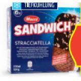 MUCCI Eis-Sandwich Stracciatella HOFER 510 Milliliter 1 Packung