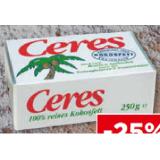 Ceres Kokosfett Unimarkt 250 Gramm 1 Packung