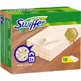 Swiffer Bodentücher Holz&Parkett, Preisangabe ohne MwSt. (Preis inkl. MwSt. 3,73 €), METRO 18 Stück 1 Packung