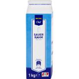 Metro Chef Sauerrahm, Preisangabe ohne MwSt. (Preis inkl. MwSt. 3,78 €), METRO 1 Kilogramm 1 Packung