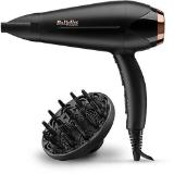 BaByliss Haartrockner D570DE Turbo Shine 2200 Schwarz/Bronze RED ZAC 1 Stück