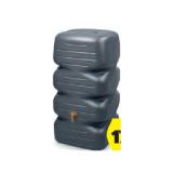 Garantia Cubus Regentonne Komplette-Set 340 Liter Graphite Grey HOFER 1 Stück