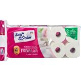 Promotion Bild von Sanft&Sicher  Premium Toilettenpapier 4-lagig Big Roll dm 10 Rollen 1 Packung