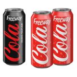 Promotion Bild von Freeway Erfrischungsgetränk Cola oder Cola Zero Sugar Lidl 0.33 Liter 1 Dose