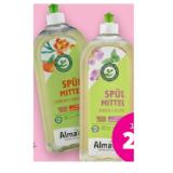Almawin Spülmittel Wildrose-Melisse oder Sanddorn-Mandarine Denns BioMarkt 1 Liter 1 Flasche