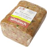 Windisch Pikanter Käseleberkäse Tierwohl, Preisangabe ohne MwSt. (Preis inkl. MwSt. 15,34 €), METRO 1 Kilogramm