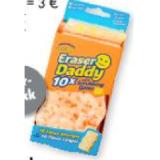 Scrub Daddy Eraser Daddy Scheuerschwamm mit Schmutzradierer TEDi 2 Stück 1 Packung