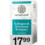 NATURE LOVE Kollagen & Hyaluron Komplex Kapseln BIPA 120 Stück