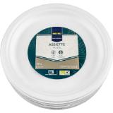 Metro Professional Zuckerrohr Teller Ø 26 cm ungeteilt od. 3-geteilt, Preisangabe ohne MwSt. (Preis inkl. MwSt. 13,43 €), METRO 50 Stück