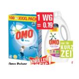 OMO Pulver oder Flüssig versch. Sorten Maximarkt 100 Waschgänge 1 Packung