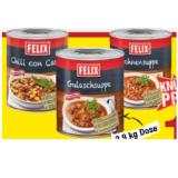 Felix Gulaschsuppe, Chili con Carne oder Bohnensuppe Maximarkt 2.90 Kilogramm 1 Dose