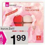 Bi Home Living Herz-Teelichter Limited Edition BIPA 4 Stück